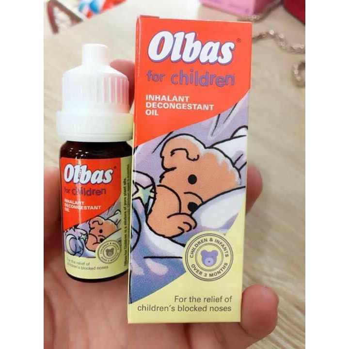 Tinh dầu xông mũi trị ngạt Olbas 10ml 